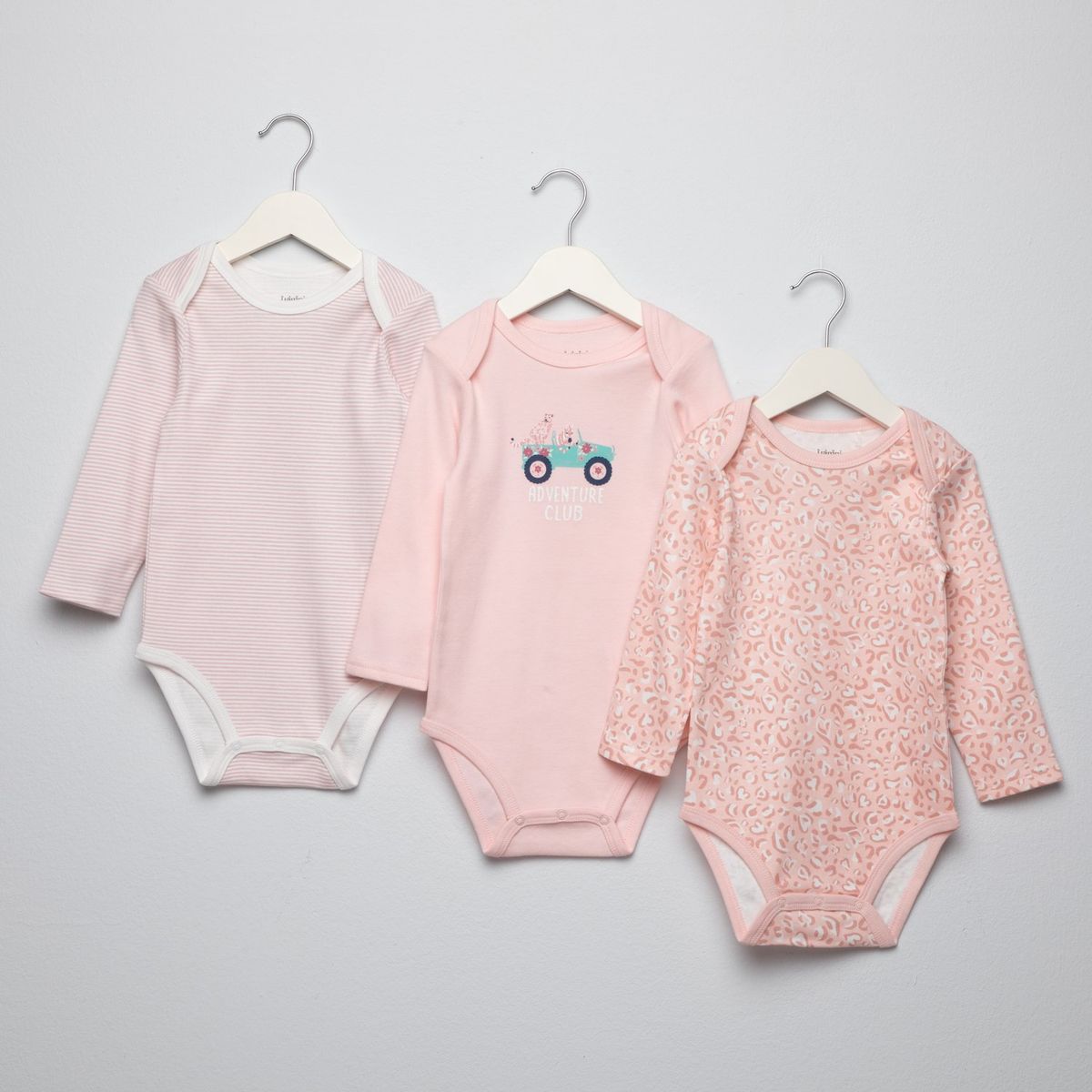YAMP - Bodies para Bebé niña Pack de 3 unidades de Algodón Yamp