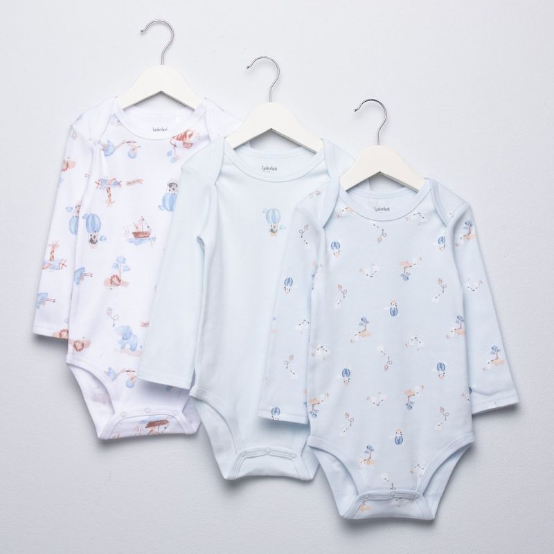 YAMP - Bodies para Bebé niño Pack de 3 unidades de Algodón Yamp