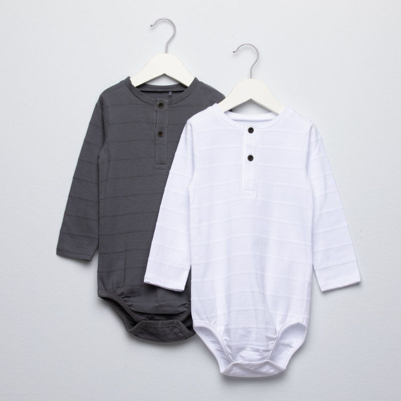 YAMP - Bodies para Bebé niño Pack de 2 unidades de Algodón Yamp