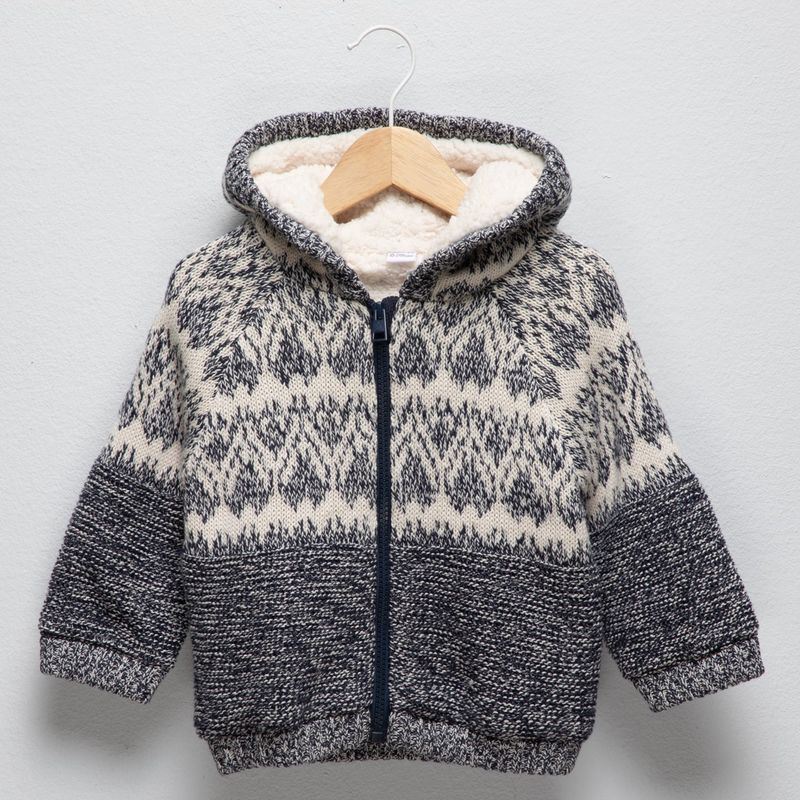 YAMP - Saco Bebé niña Con capucha Manga larga Algodón Yamp