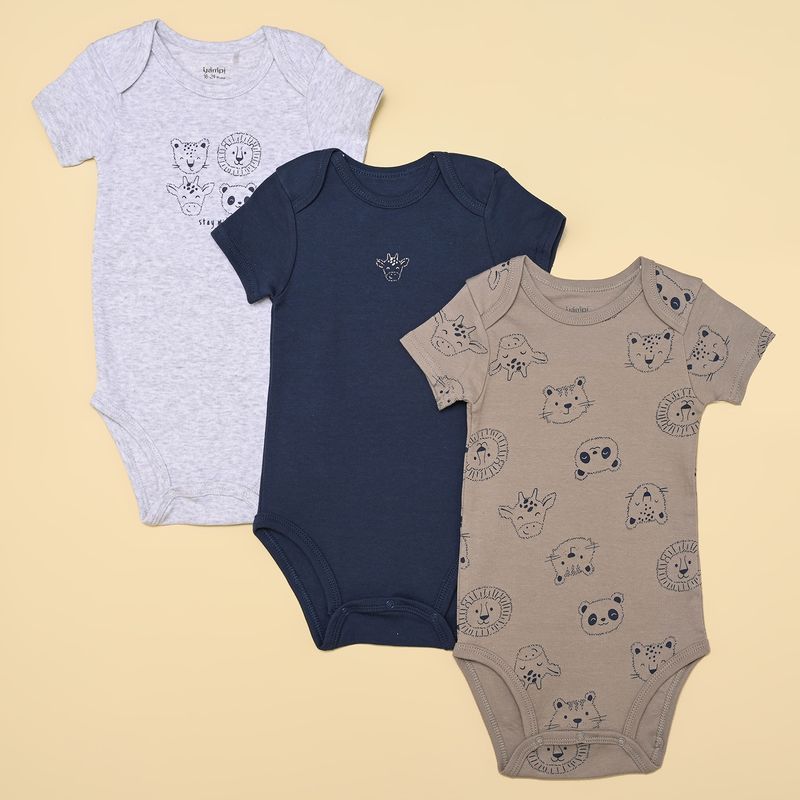 YAMP - Bodies para Bebé niña Pack de 3 unidades de Algodón Yamp