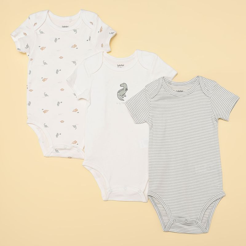 YAMP - Bodies para Bebé niña Pack de 3 unidades de Algodón Yamp
