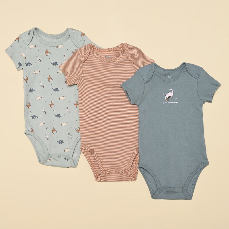 YAMP - Bodies para Bebé niña Pack de 3 unidades de Algodón Yamp
