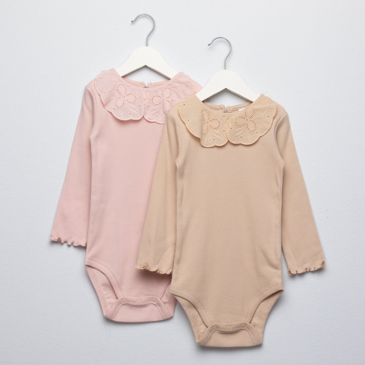 YAMP - Bodies para Bebé niña Pack de 2 unidades Con cuello de Algodón Yamp