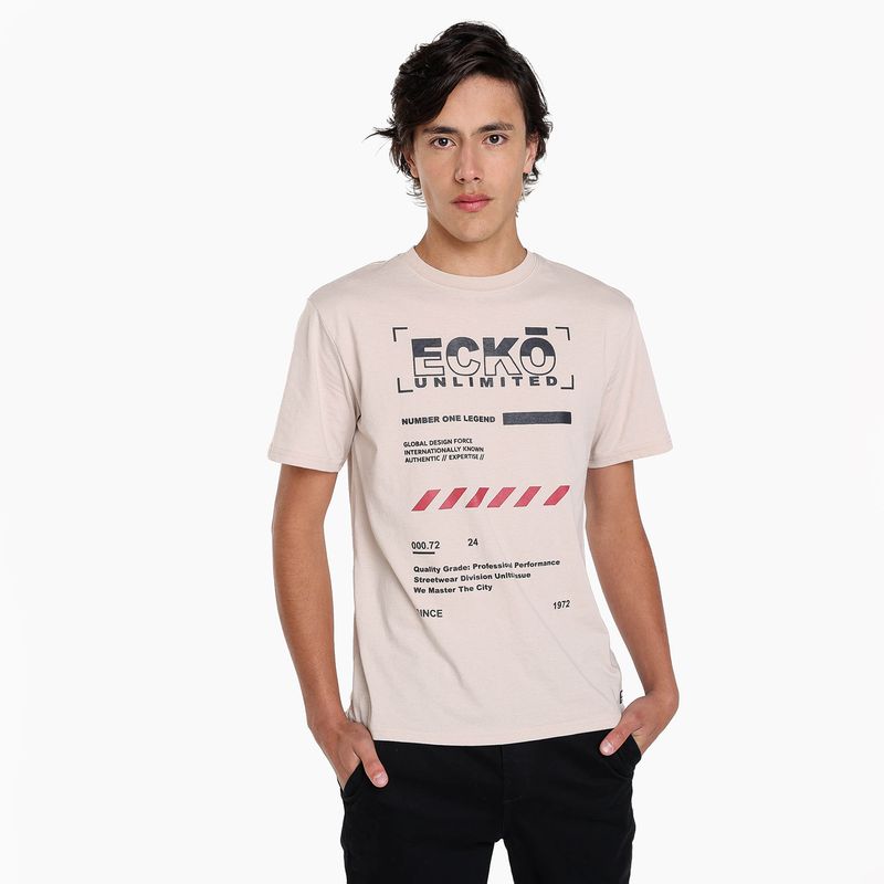 ECKO - Camiseta para Niño Manga corta de Algodón Ecko