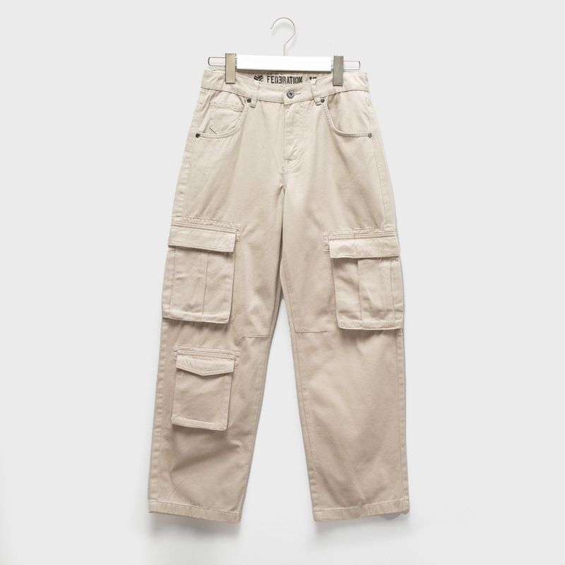 FEDERATION - Pantalón para Niño Cargo de Algodón Federation