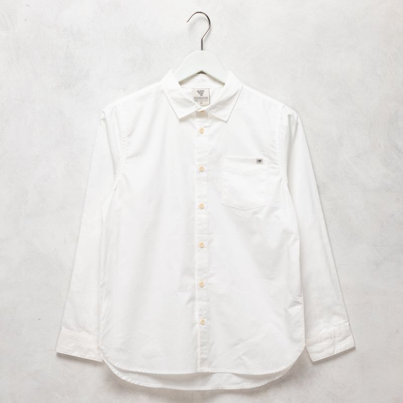 FEDERATION - Camisa para Niño Manga larga de Algodón Federation