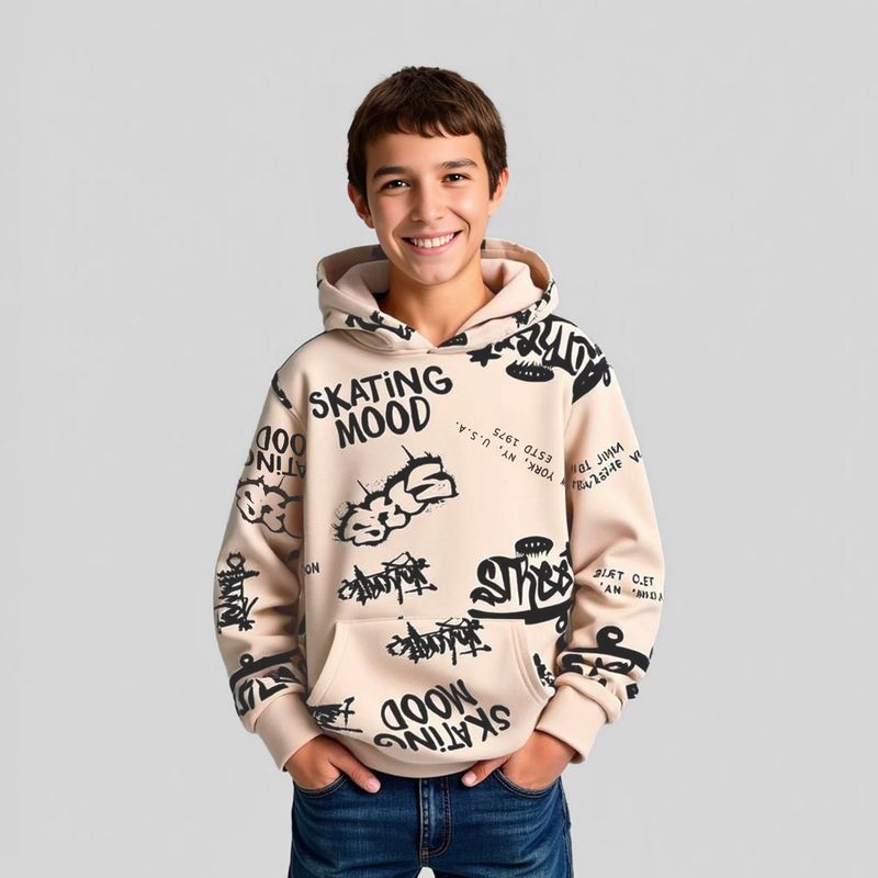 FEDERATION - Saco para Niño Con capucha de Algodón Federation