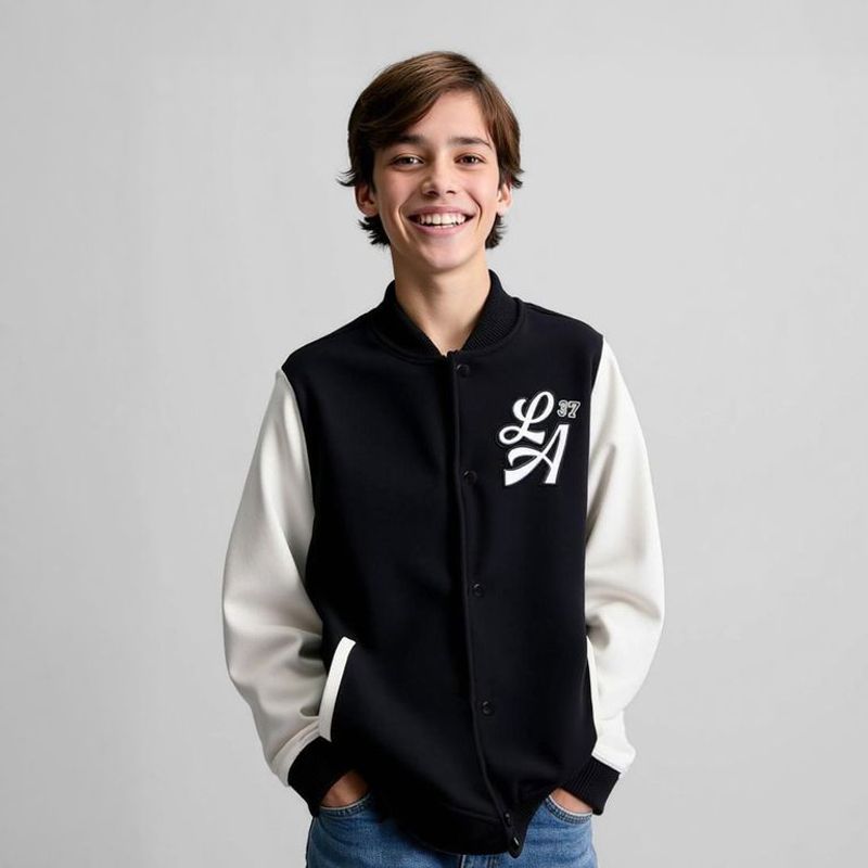 FEDERATION - Chaqueta para Niño con Logo de Algodón Federation