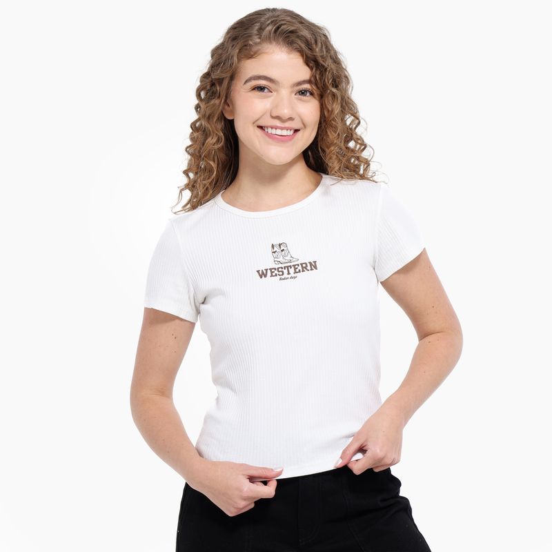 ELV - Camiseta para Niña Manga corta ELV