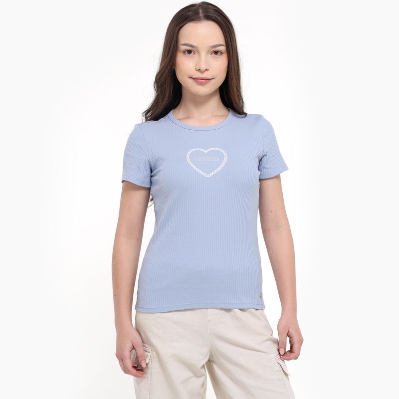 ELV - Camiseta para Niña Manga corta ELV