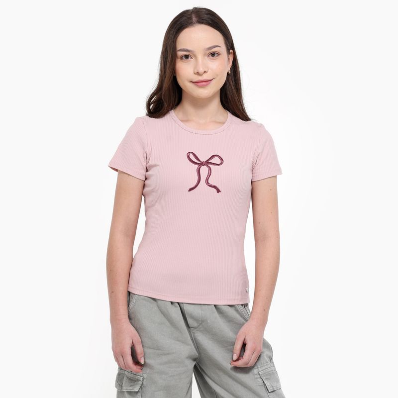 ELV - Camiseta para Niña Manga corta ELV