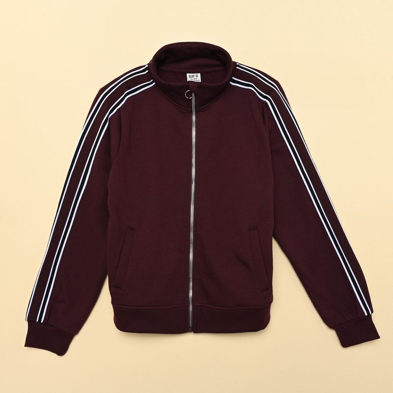 ELV - Saco para Niña Con cuello de Algodón ELV
