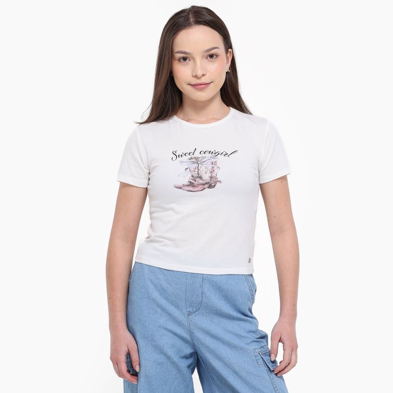 ELV - Camiseta Niña Manga corta Algodón Elv
