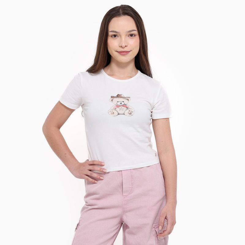 ELV - Camiseta Niña Manga corta Algodón Elv