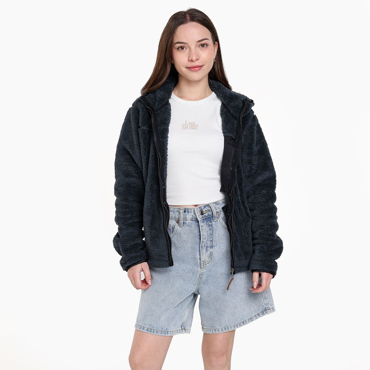 DOO AUSTRALIA - Saco para Niña Efecto pelo Con capucha Doo Australia