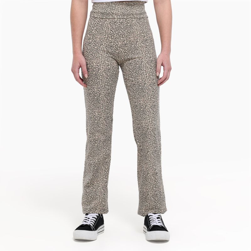 ELV - Legging para Niña Cintura elásticada de Algodón ELV