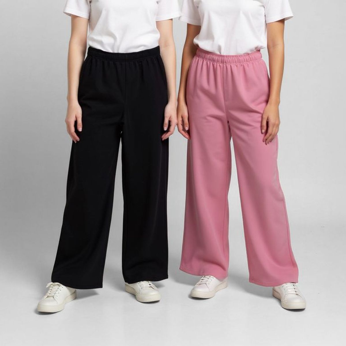 ELV - Pantalones para Niña Pack de 2 unidades Cintura elásticada de Algodón ELV