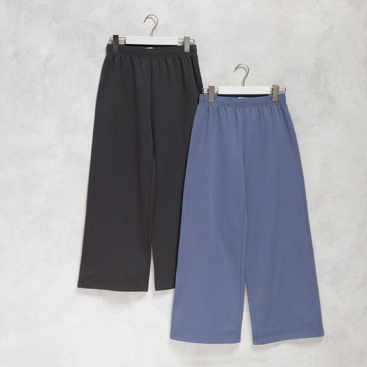 ELV - Pantalones para Niña Pack de 2 unidades Cintura elásticada de Algodón ELV