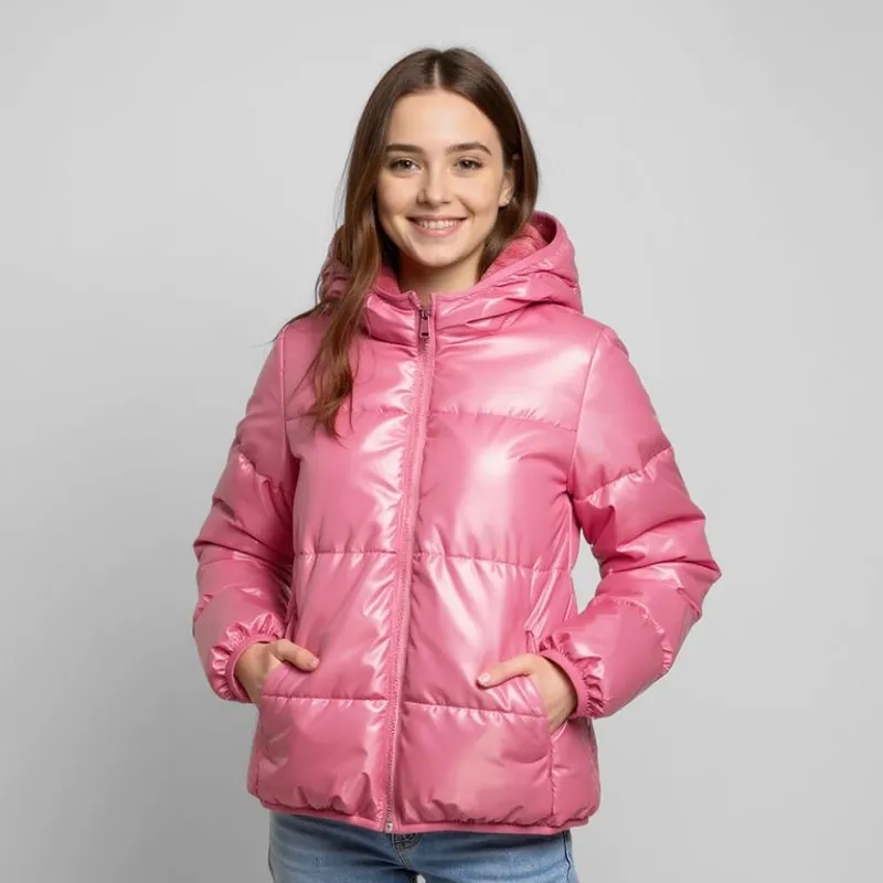 ELV - Chaqueta Con capucha Para Niña Acolchado ELV
