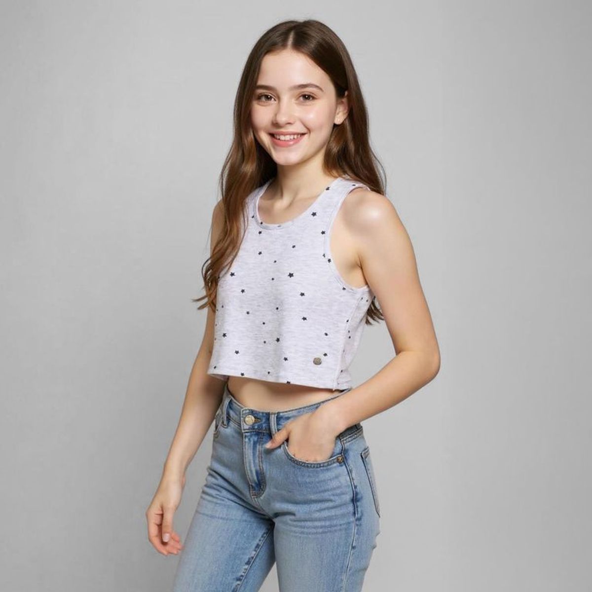 ELV - Top para Niña de Algodón ELV