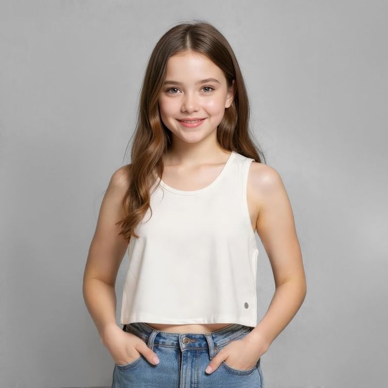 ELV - Top para Niña de Algodón ELV