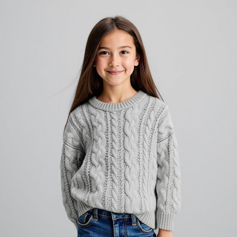 ELV - Saco para Niña Trenzado ELV
