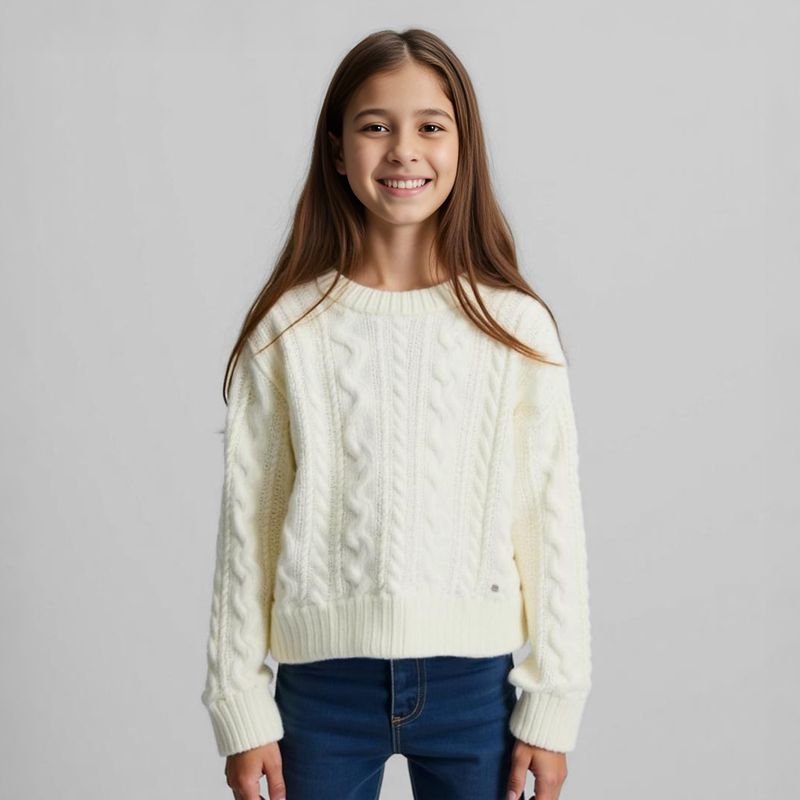 ELV - Saco para Niña Trenzado ELV