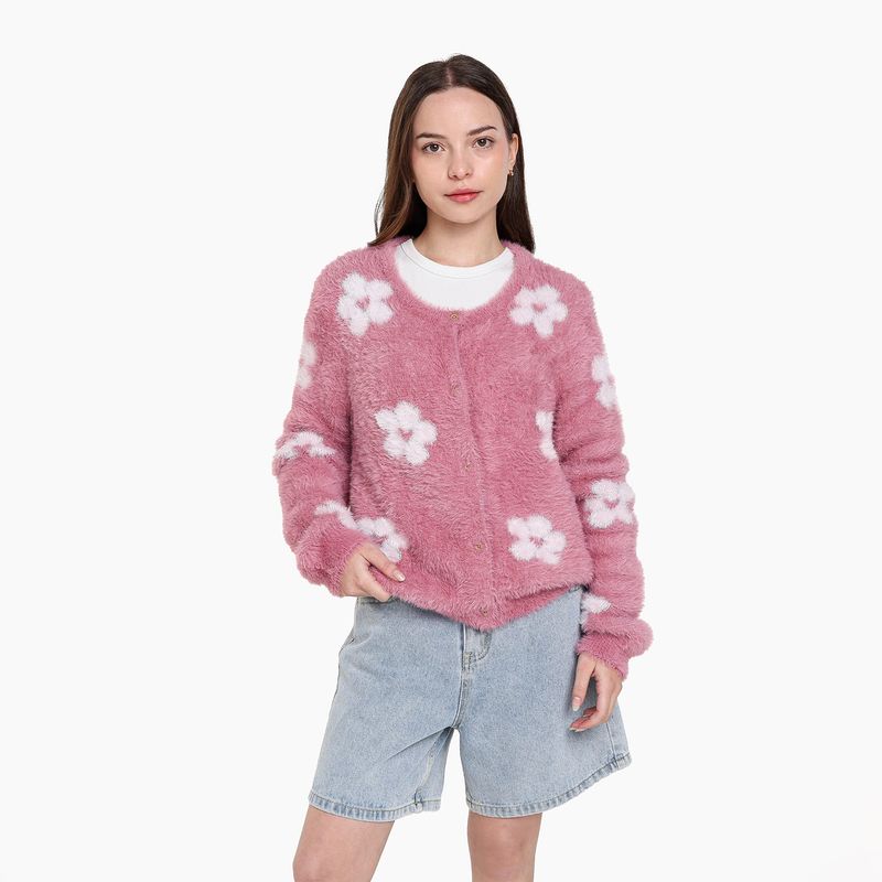 ELV - Saco para Niña Efecto pelo ELV