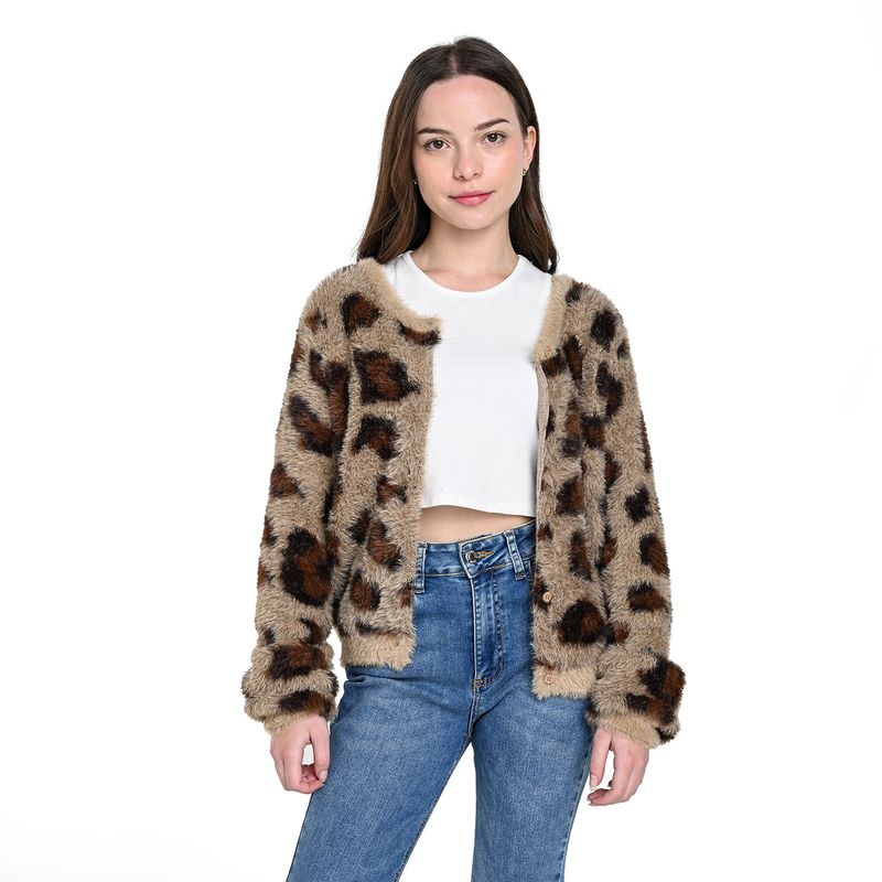 ELV - Saco para Niña Efecto pelo ELV