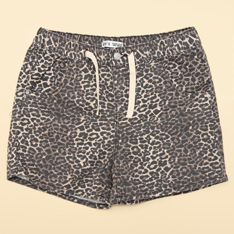 ELV - Short para Niña Animal print de Algodón ELV