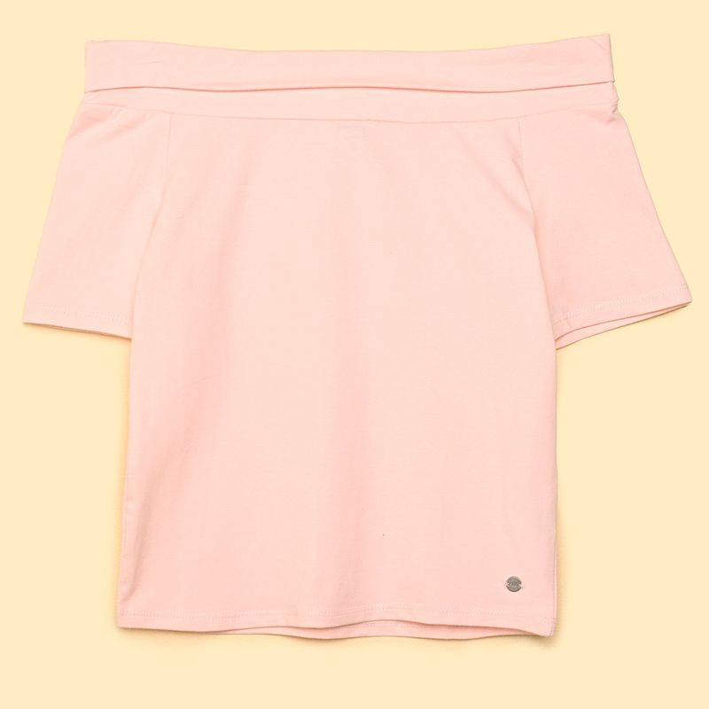 ELV - Camiseta para Niña Manga corta de Algodón ELV