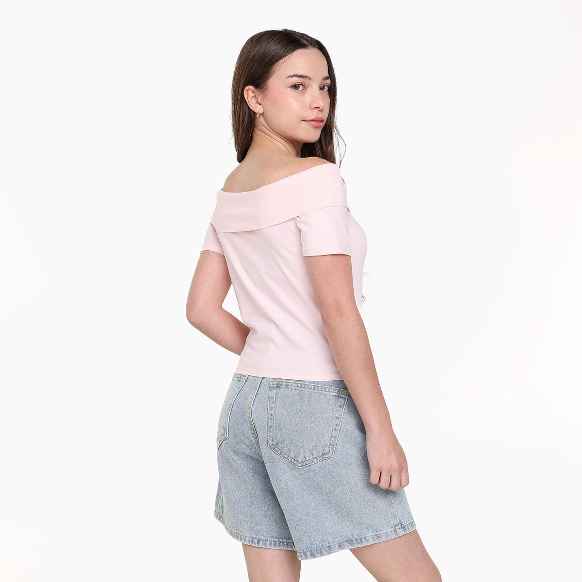 ELV - Camiseta para Niña Manga corta de Algodón ELV