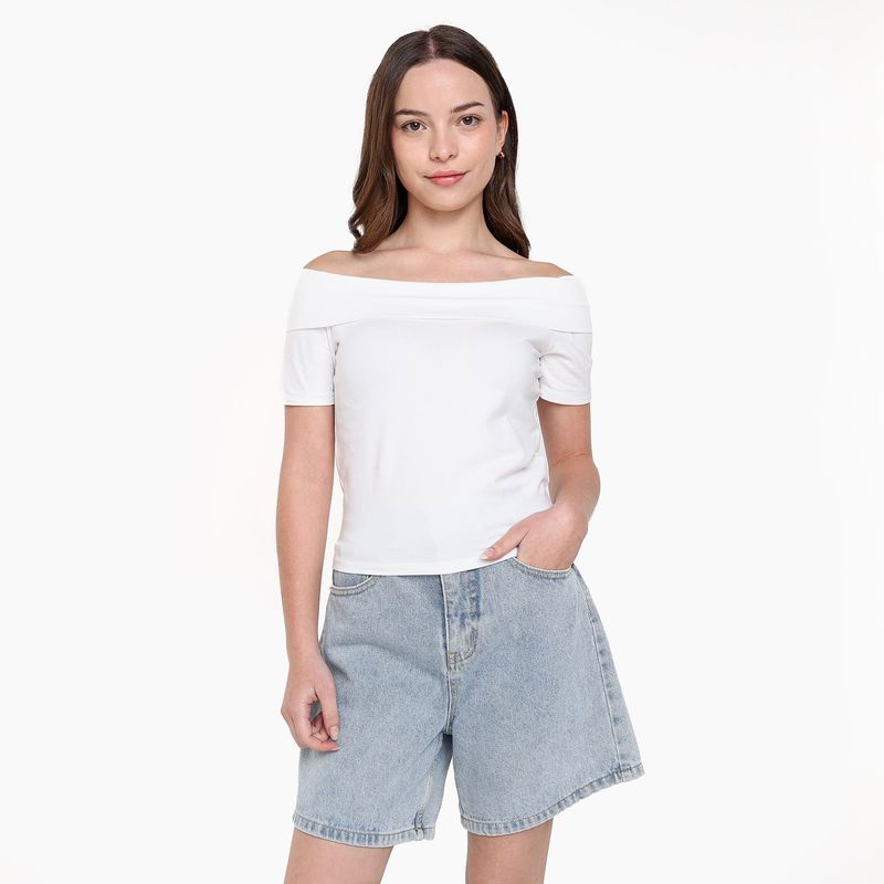 ELV - Camiseta para Niña Manga corta de Algodón ELV