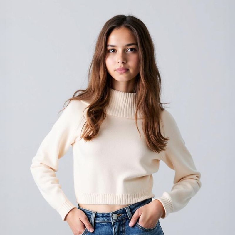 ELV - Saco para Niña Con cuello ELV