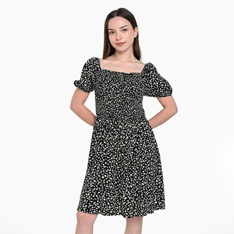 ELV - Vestido para Niña con Flores Manga corta ELV