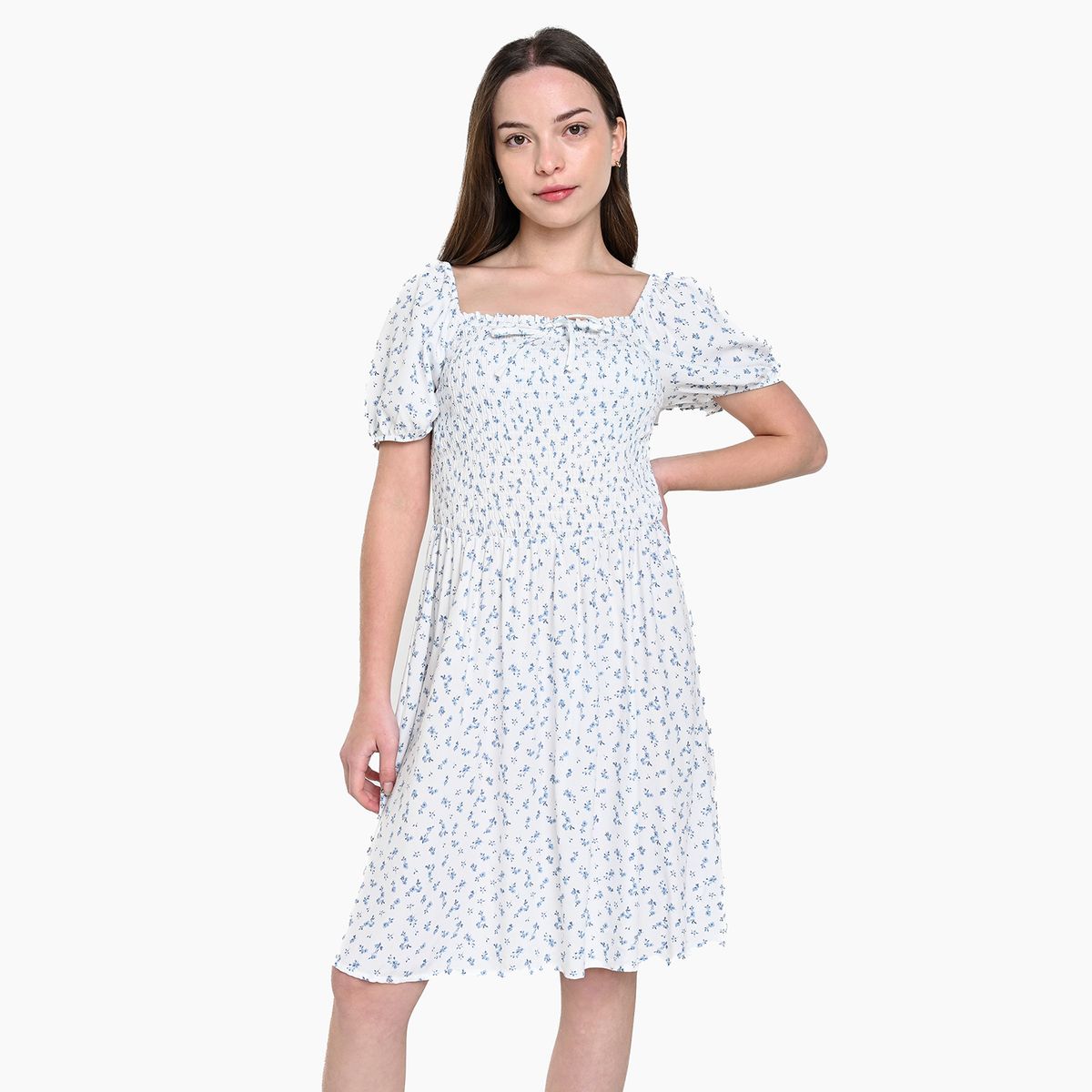 ELV - Vestido para Niña con Flores Manga corta ELV