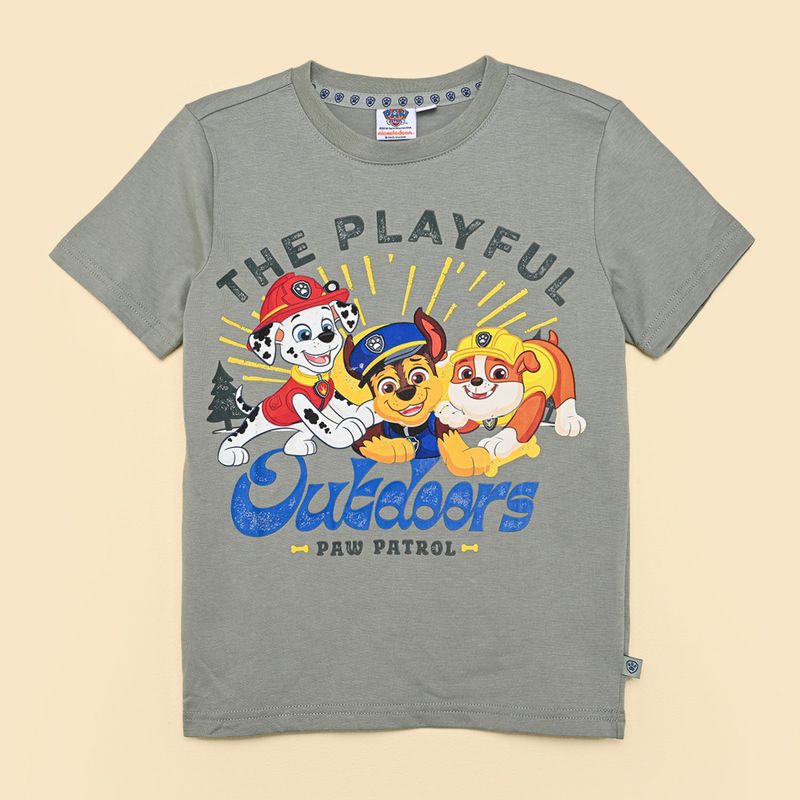 PAW PATROL - Camiseta para Niño con Estampado Manga corta de Algodón Paw Patrol