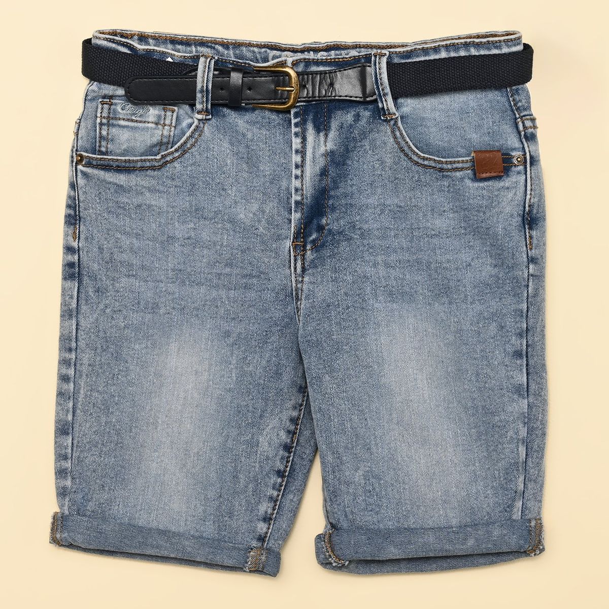 CONIGLIO - Bermuda para Niño Con accesorio de Algodón Coniglio