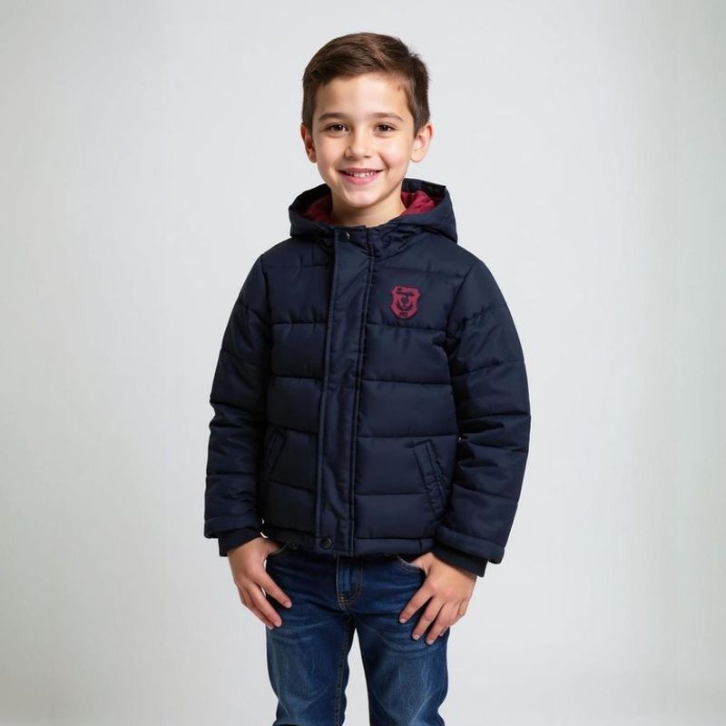 CONIGLIO - Chaqueta para Niño Acolchado Con capucha Coniglio