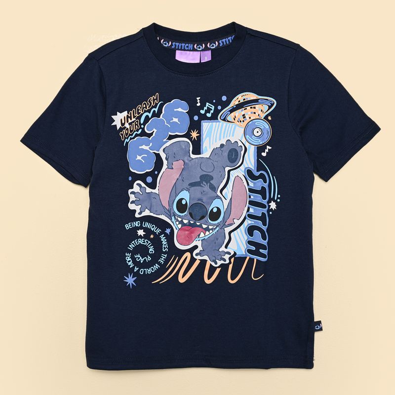 LILO & STITCH - Camiseta para Niño Manga corta Lilo & Stitch de Algodón
