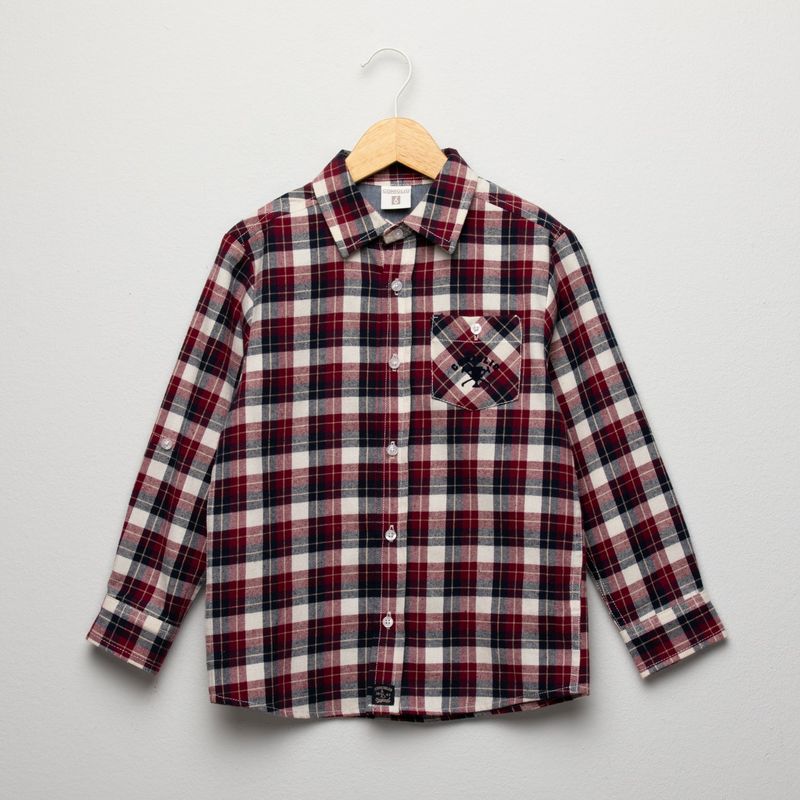 CONIGLIO - Camisa para Niño Manga larga de Algodón Coniglio