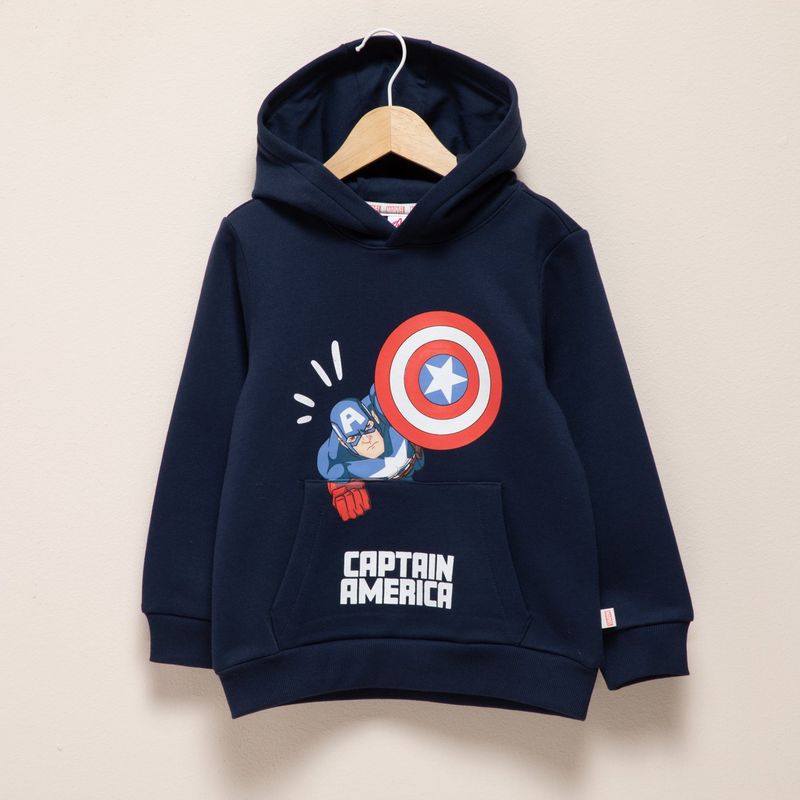 DISNEY - Saco para Niño con Estampado Con capucha de Algodón Avengers