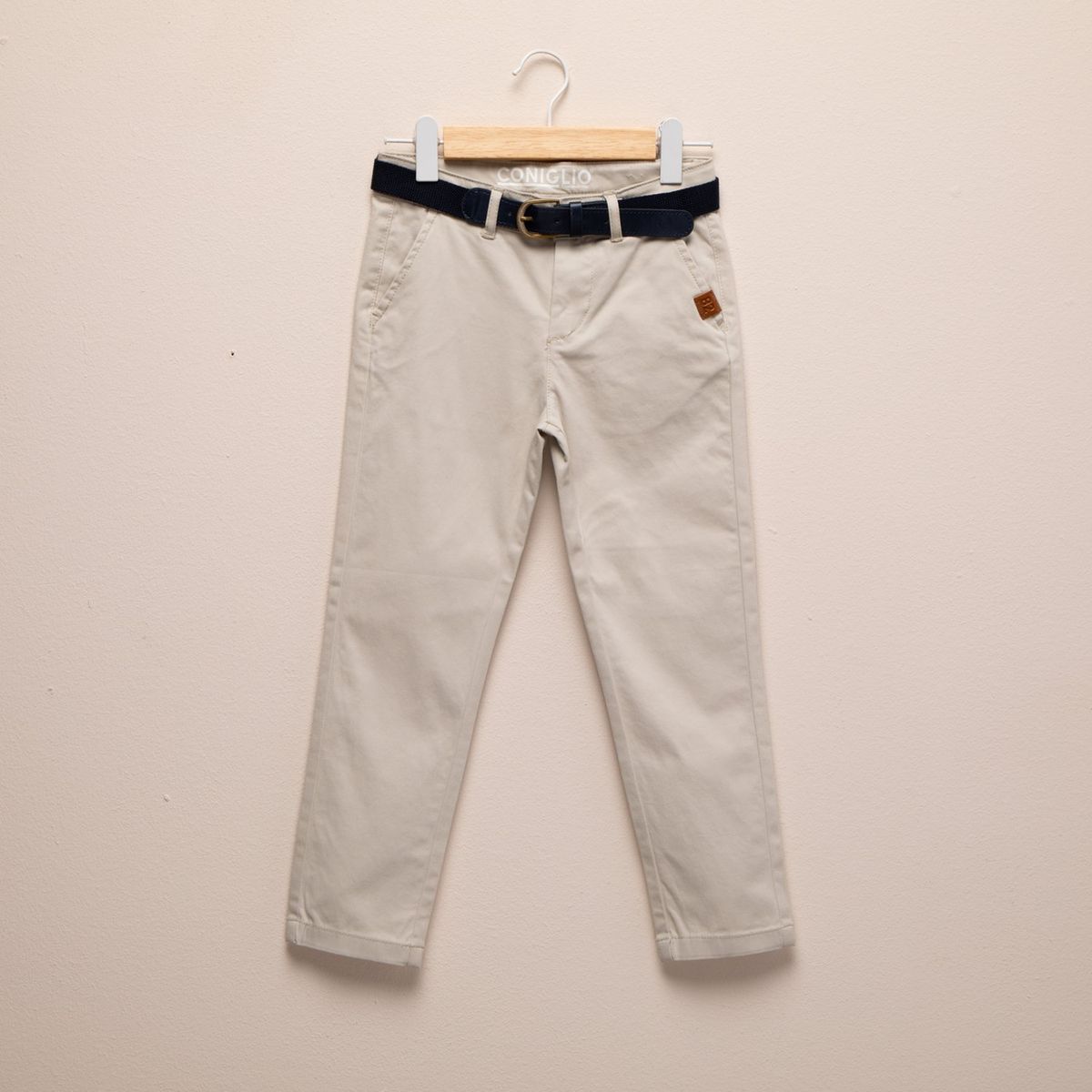 CONIGLIO - Pantalón para Niño Con accesorio de Algodón Coniglio