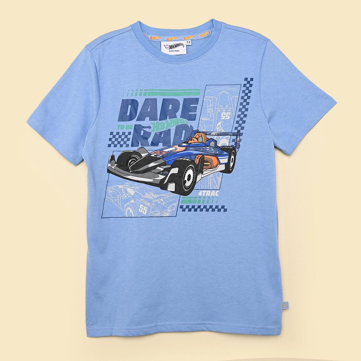 HOT WHEELS - Camiseta para Niño con Estampado Manga corta de Algodón Hot wheels