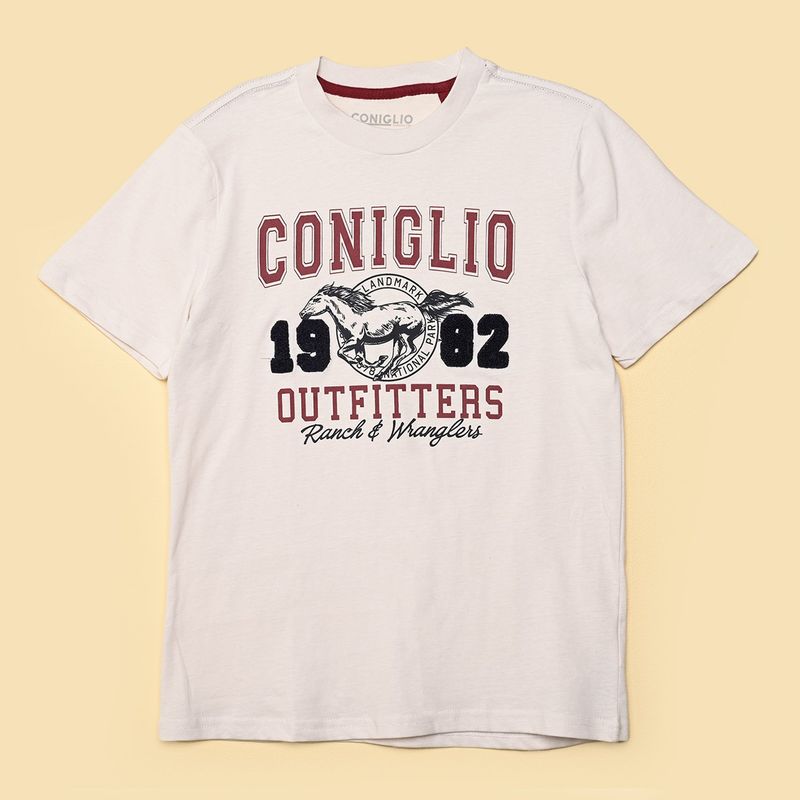 CONIGLIO - Camiseta para Niño Manga corta de Algodón Coniglio