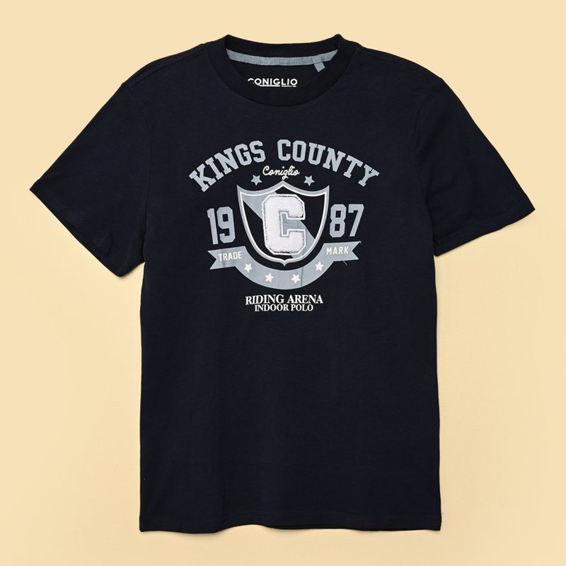 CONIGLIO - Camiseta para Niño Manga corta de Algodón Coniglio
