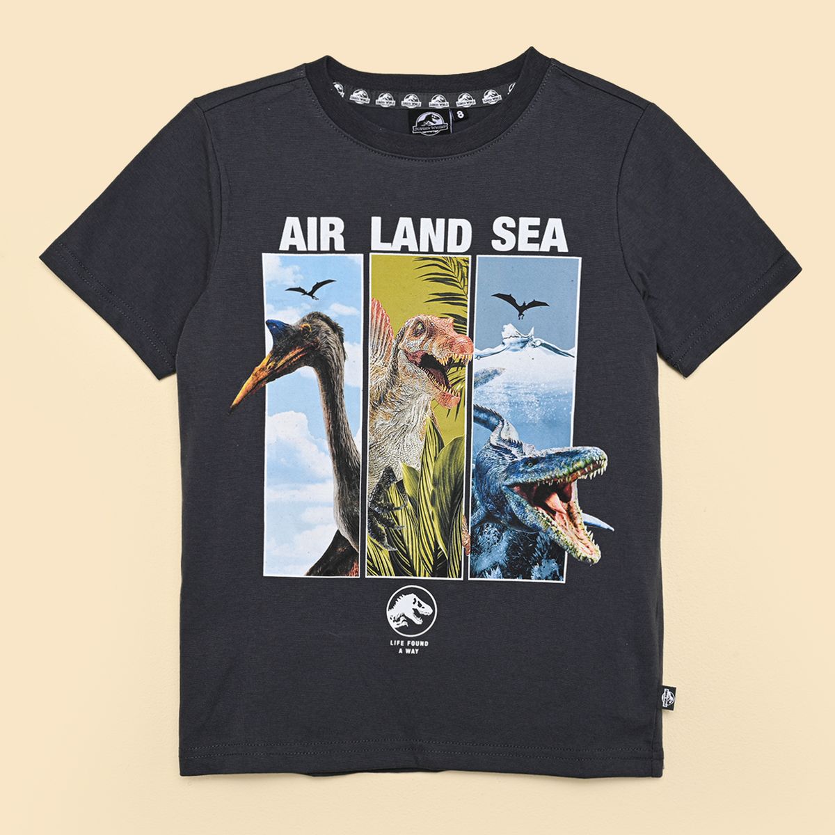 JURASSIC WORLD - Camiseta para Niño con Estampado Manga corta de Algodón Jurassic World