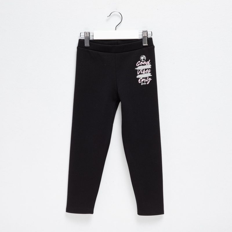 BARBIE - Legging para Niña Cintura elásticada de Algodón Barbie