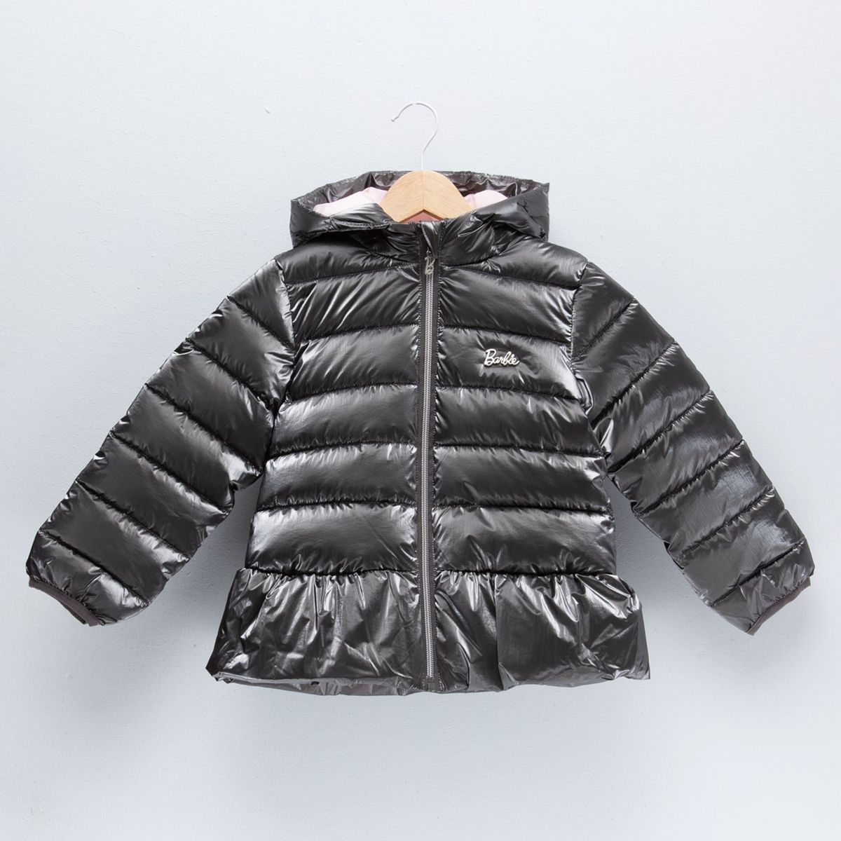 BARBIE - Chaqueta Con capucha Para Niña Acolchado Barbie